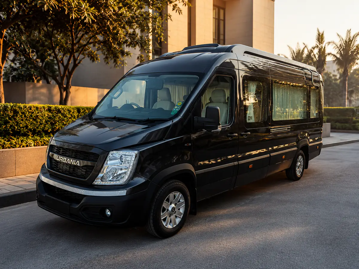 Force Urbania 13+1 transport option by Yatra Tours
